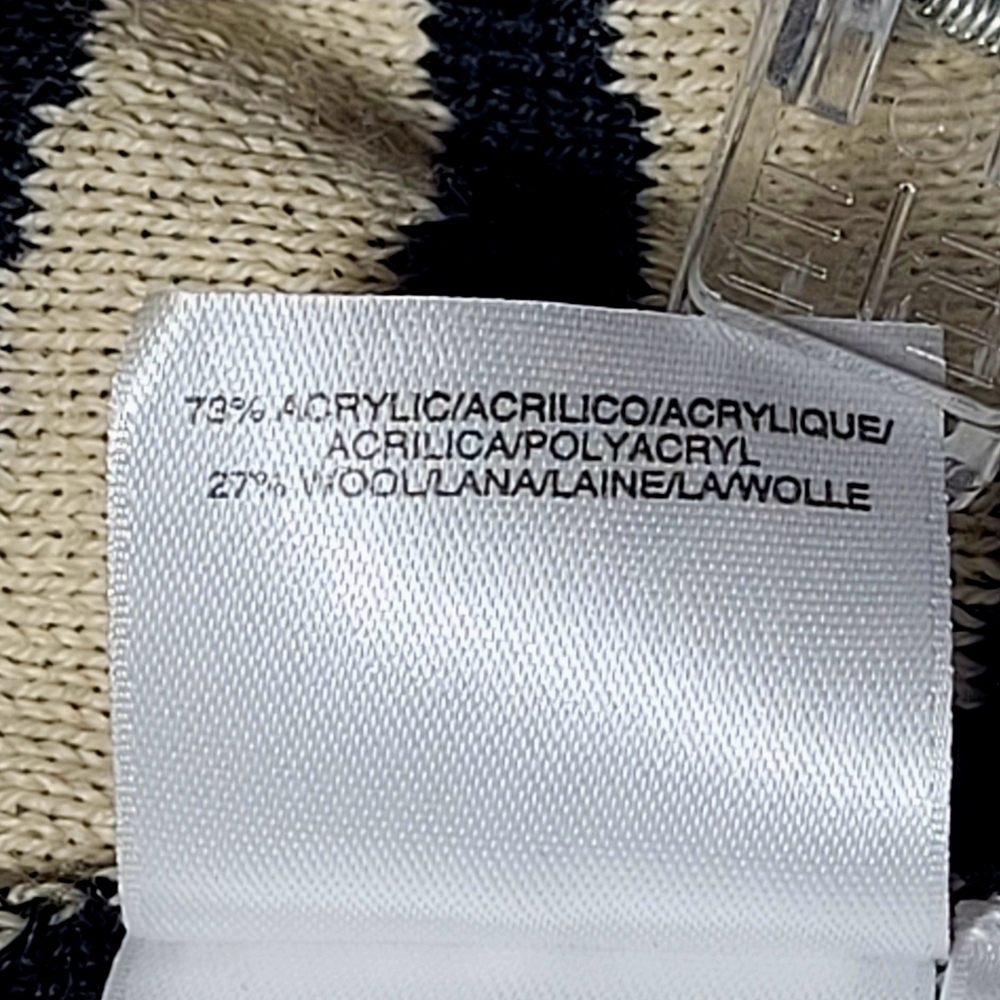 Evan-Picone Zebra Print Open Front Knit Cardigan … - image 6